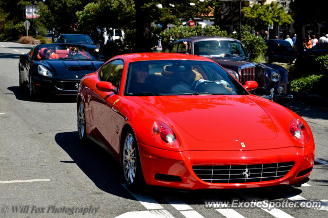 Ferrari California spotted in Monterey, California