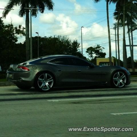 Fisker Karma spotted in Boca Raton, Florida