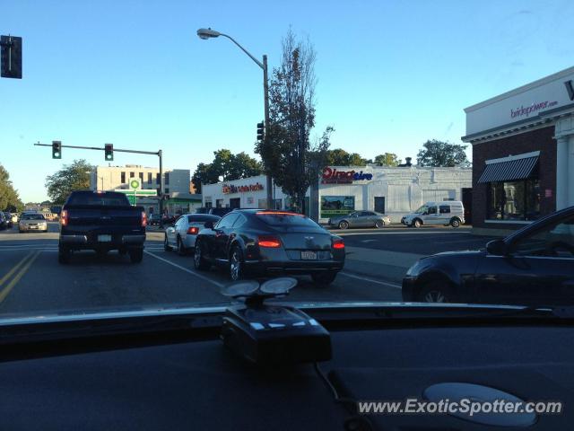 Bentley Continental spotted in Newton, Massachusetts