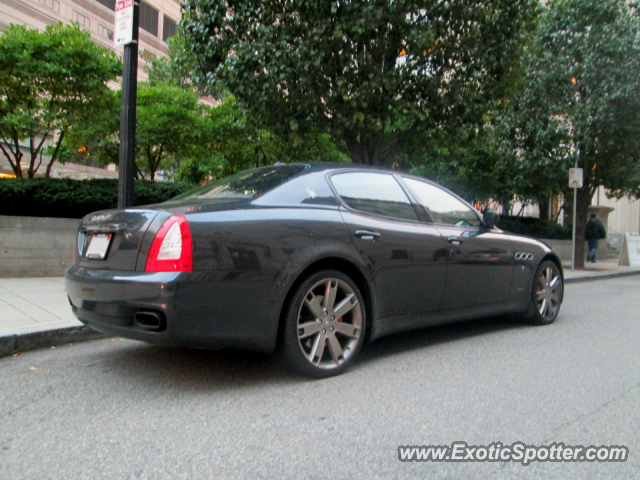 Maserati Quattroporte spotted in Boston, Massachusetts