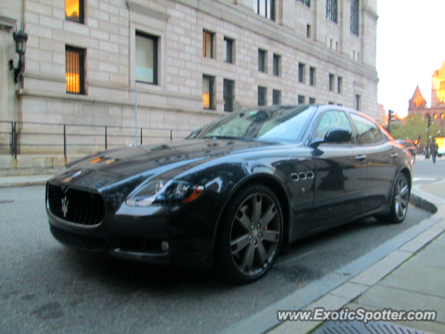 Maserati Quattroporte spotted in Boston, Massachusetts