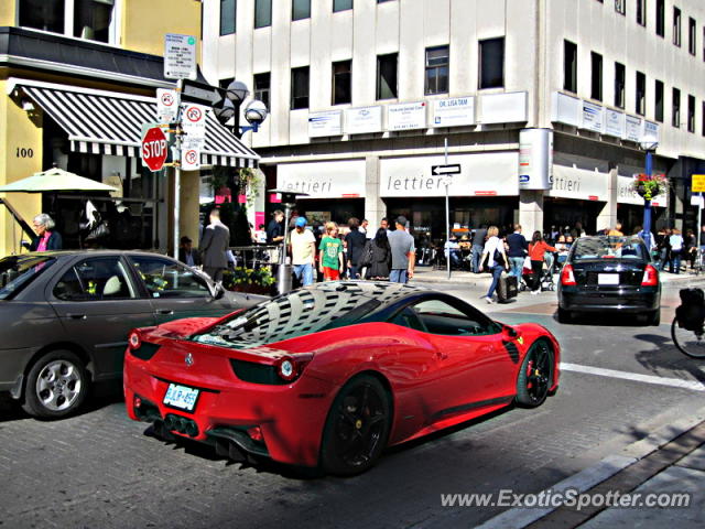 Ferrari 458 Italia spotted in Toronto, Canada