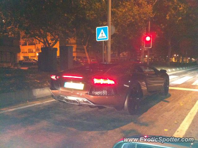 Lamborghini Aventador spotted in Porto, Portugal