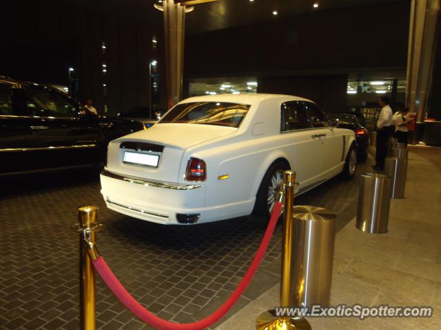 Rolls Royce Phantom spotted in Dubai, United Arab Emirates