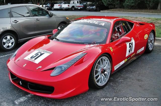 Ferrari 458 Italia spotted in Atlanta, Georgia