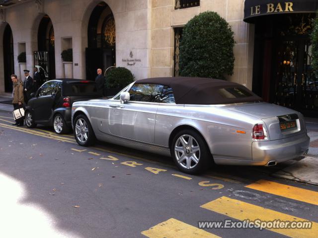 Rolls Royce Phantom spotted in Paris, France