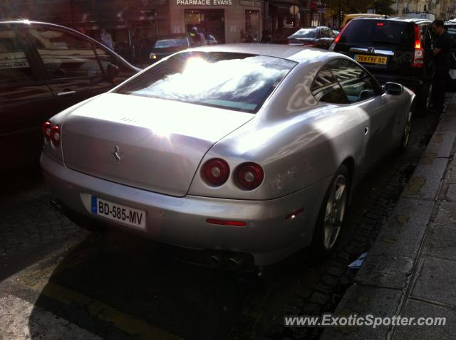 Ferrari 612 spotted in Paris, France