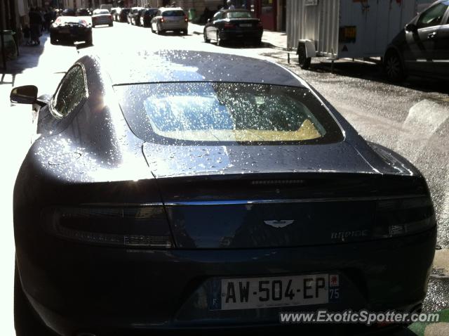 Aston Martin Rapide spotted in Paris, France