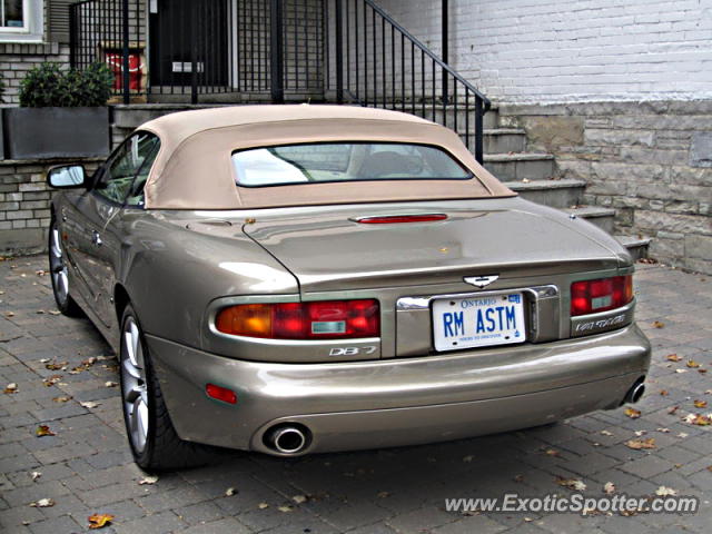 Aston Martin DB7 spotted in Toronto, Canada