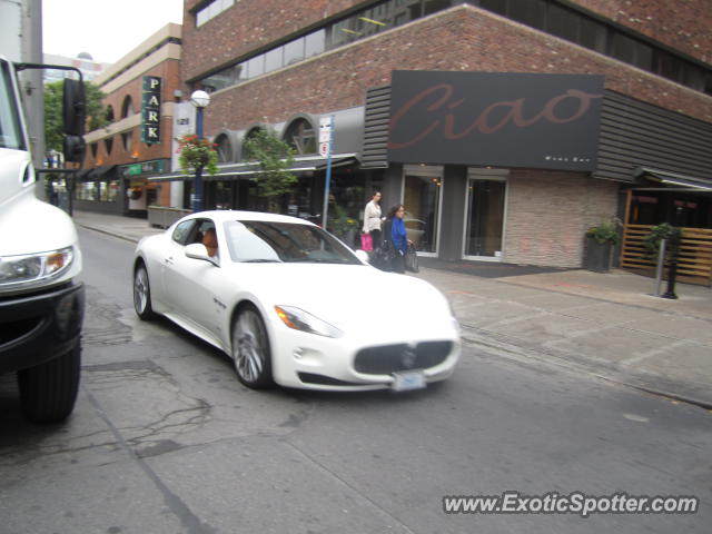 Maserati GranTurismo spotted in Toronto, Canada