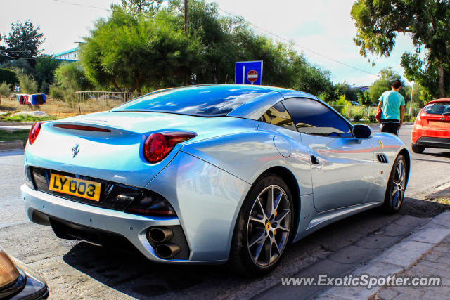 Ferrari California spotted in Famagusta, Cyprus