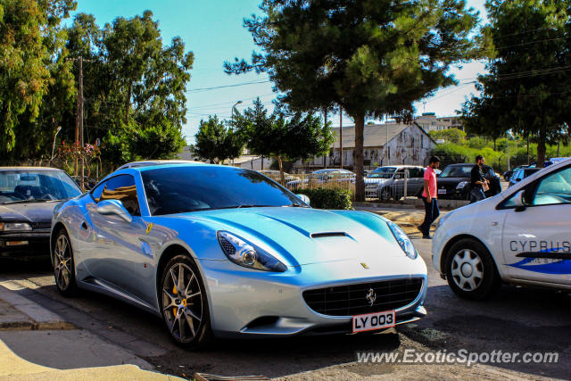 Ferrari California spotted in Famagusta, Cyprus