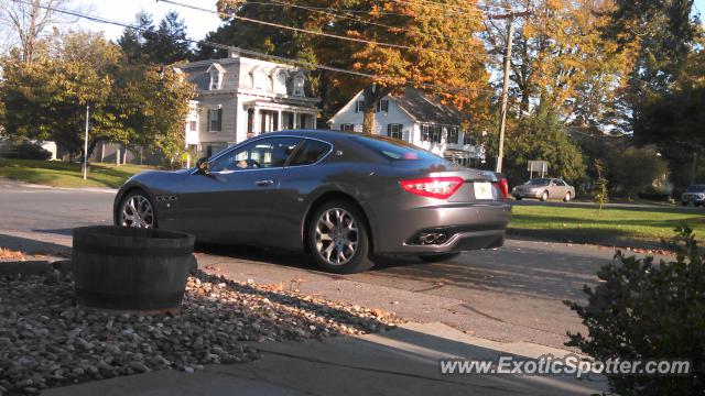 Maserati GranTurismo spotted in Newtown, Connecticut