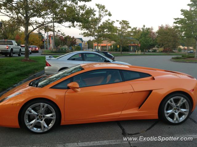 Lamborghini Gallardo spotted in Nashua, New Hampshire