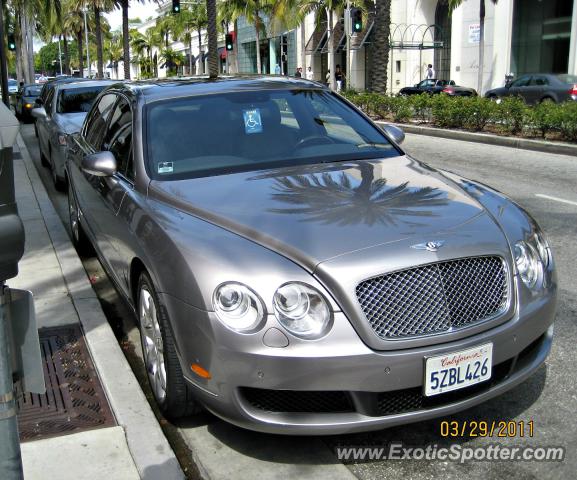 Bentley Continental spotted in Beverly Hills, California