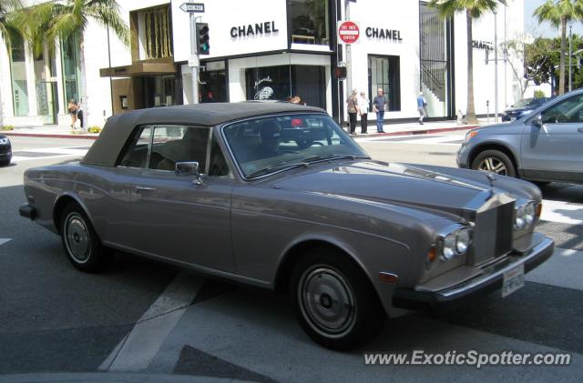 Rolls Royce Corniche spotted in Beverly Hills, California