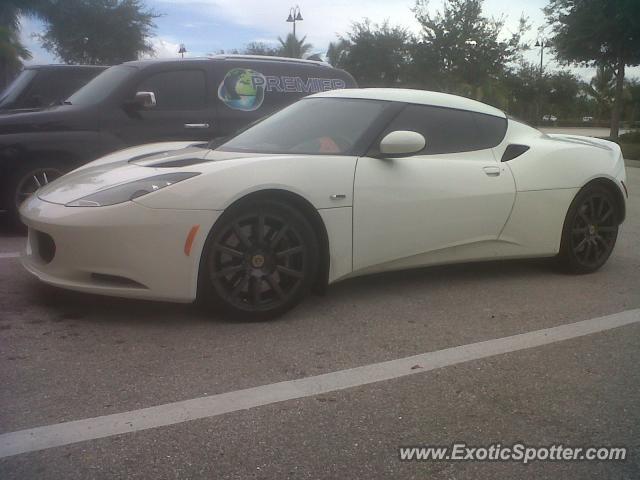 Lotus Evora spotted in Estero, Florida