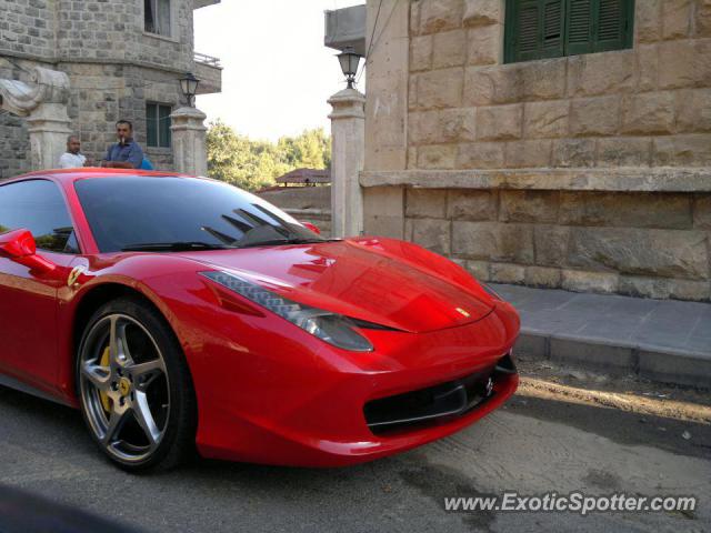 Ferrari 458 Italia spotted in Lattakia, Syria