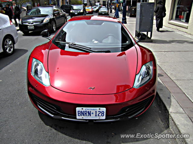 Mclaren MP4-12C spotted in Toronto, Canada