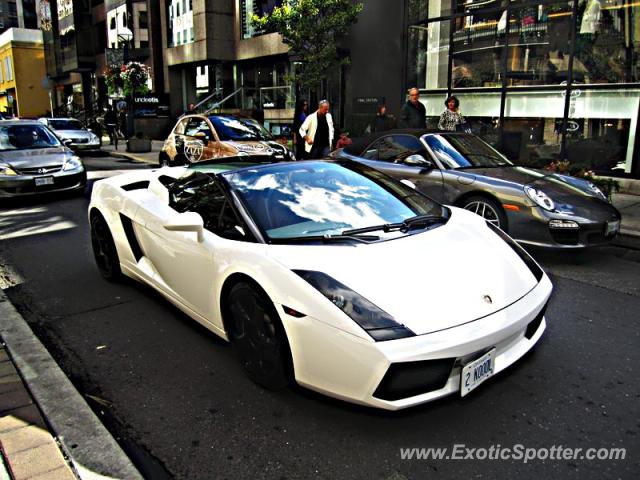 Lamborghini Gallardo spotted in Toronto, Canada