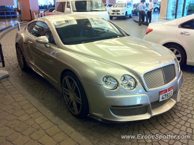 Bentley Continental spotted in Dubai, United Arab Emirates