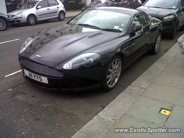 Aston Martin DB9 spotted in London, United Kingdom