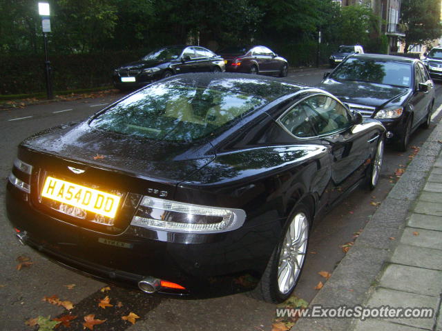 Aston Martin DB9 spotted in London, United Kingdom