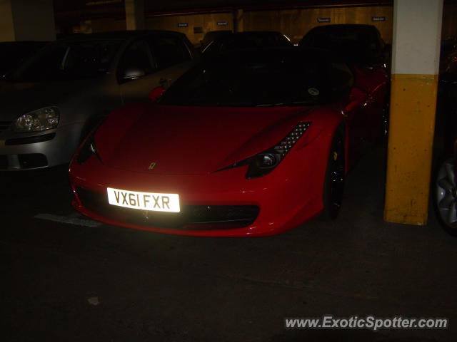 Ferrari 458 Italia spotted in London, United Kingdom