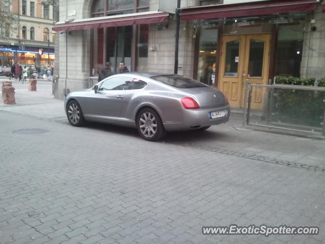 Bentley Continental spotted in Stockholm, Sweden