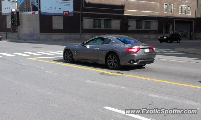 Maserati GranTurismo spotted in Montreal, Canada