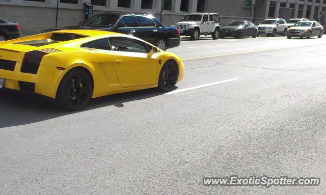 Lamborghini Gallardo spotted in Montreal, Canada