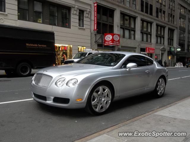 Bentley Continental spotted in New York City, New York