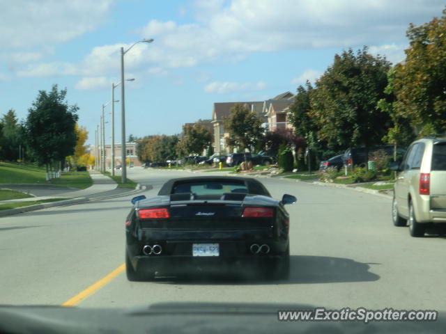 Lamborghini Gallardo spotted in Toronto, Ontario, Canada