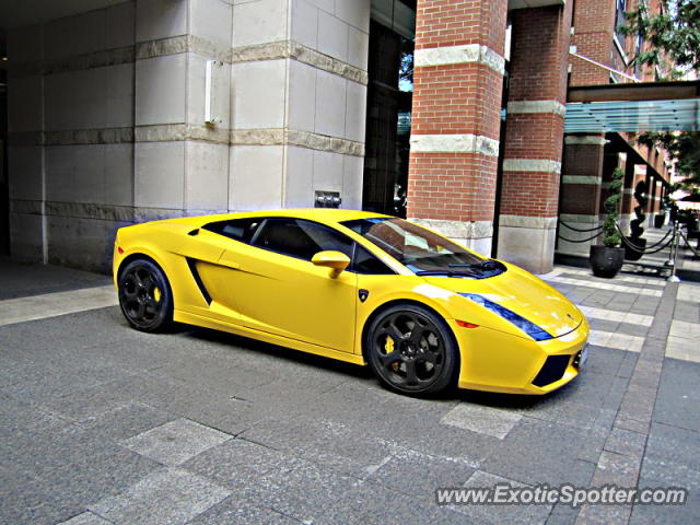 Lamborghini Gallardo spotted in Toronto, Canada