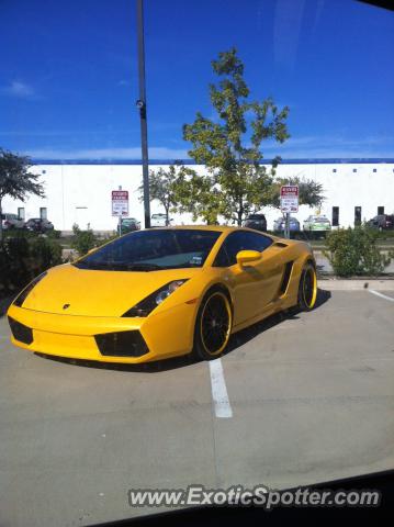 Lamborghini Gallardo spotted in Dallas, Texas