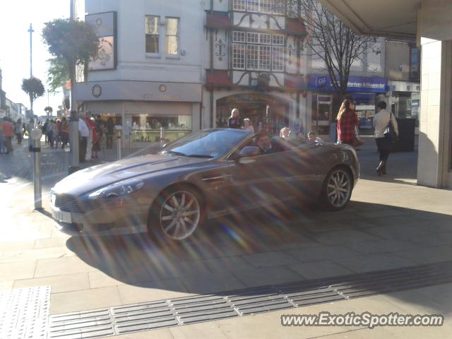 Aston Martin DB9 spotted in Swansea, United Kingdom