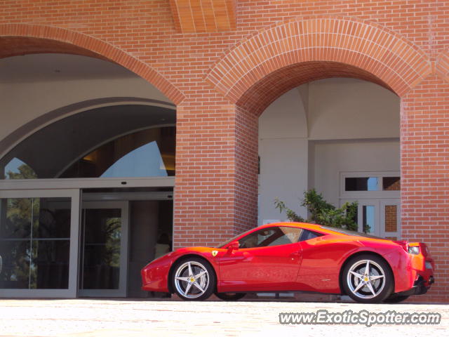 Ferrari 458 Italia spotted in Vilamoura, Portugal