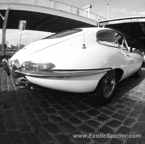 Jaguar E-Type spotted in Antwerp, Belgium