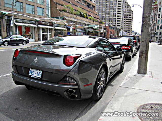 Ferrari California spotted in Toronto, Canada