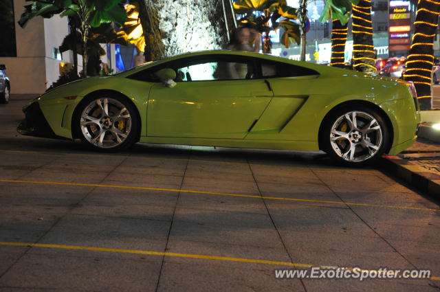 Lamborghini Gallardo spotted in Bukit Bintang KL, Malaysia