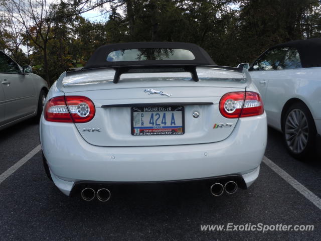 Jaguar XKR-S spotted in Hershey, Pennsylvania