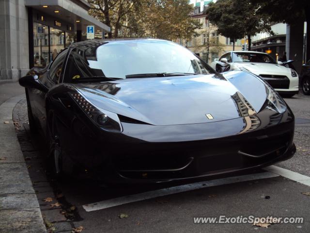 Ferrari 458 Italia spotted in Zurich, Switzerland