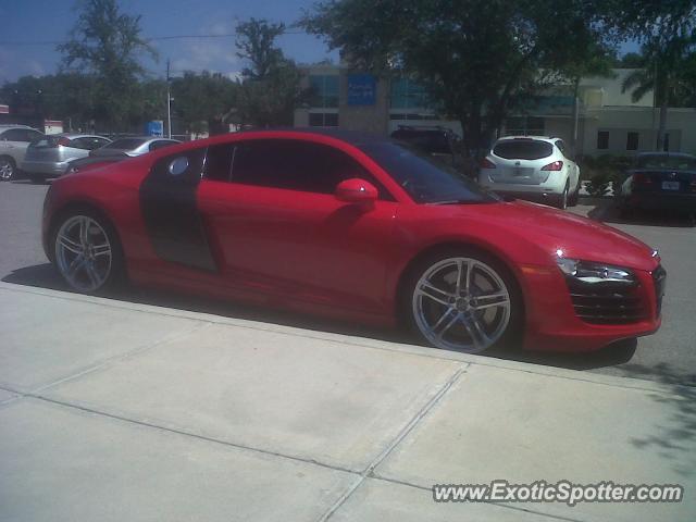 Audi R8 spotted in Tampa, Florida