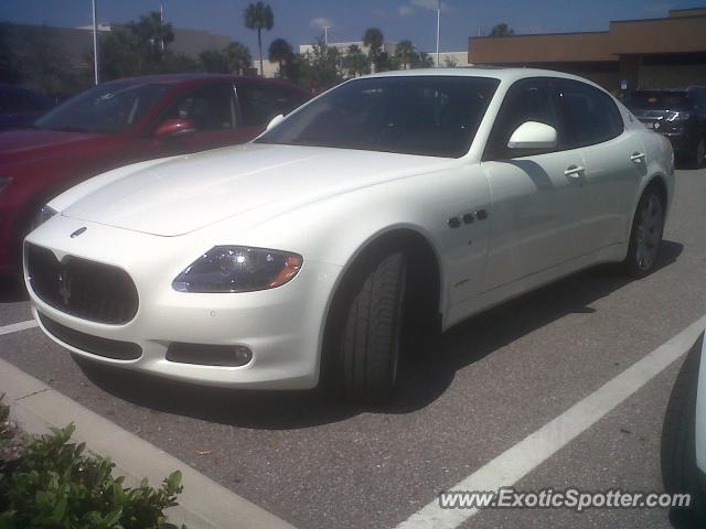 Maserati Quattroporte spotted in Tampa, Florida