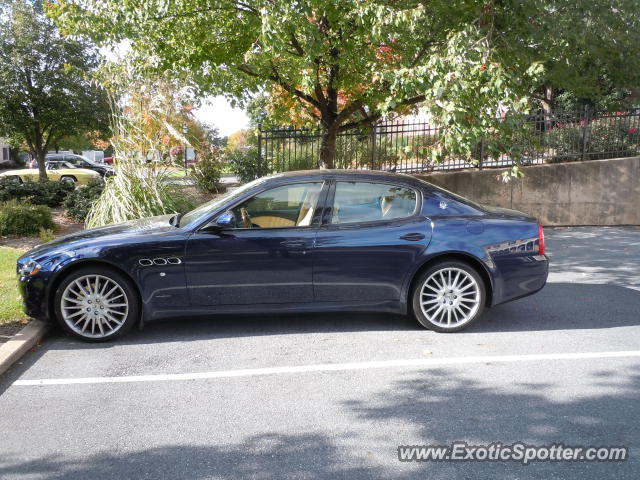 Maserati Quattroporte spotted in Hershey, Pennsylvania