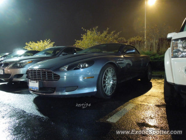 Aston Martin DB9 spotted in Barrington, Illinois