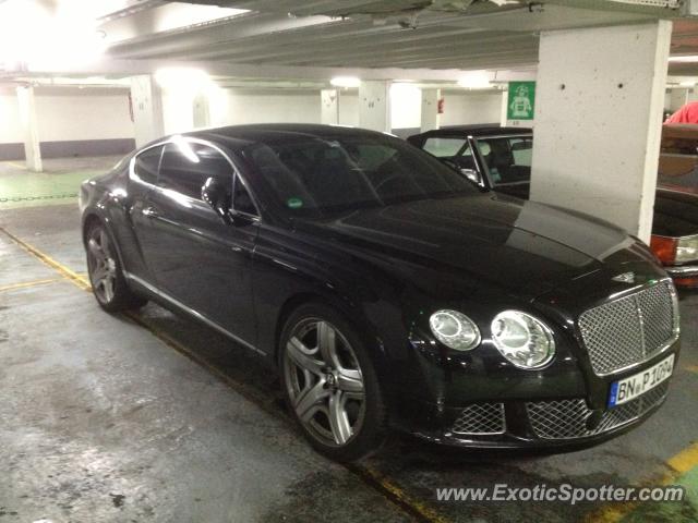 Bentley Continental spotted in Paris, France