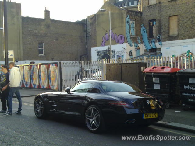 Mercedes SLS AMG spotted in London, United Kingdom