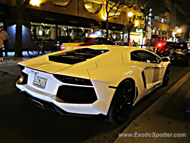 Lamborghini Aventador spotted in Toronto, Canada