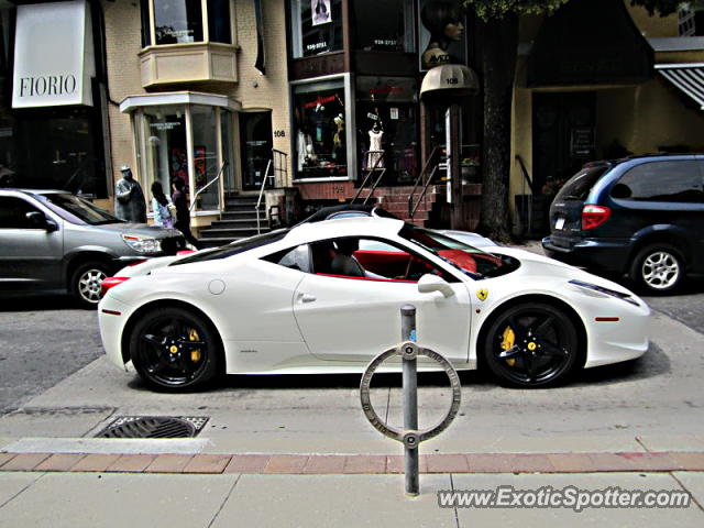 Ferrari 458 Italia spotted in Toronto, Canada